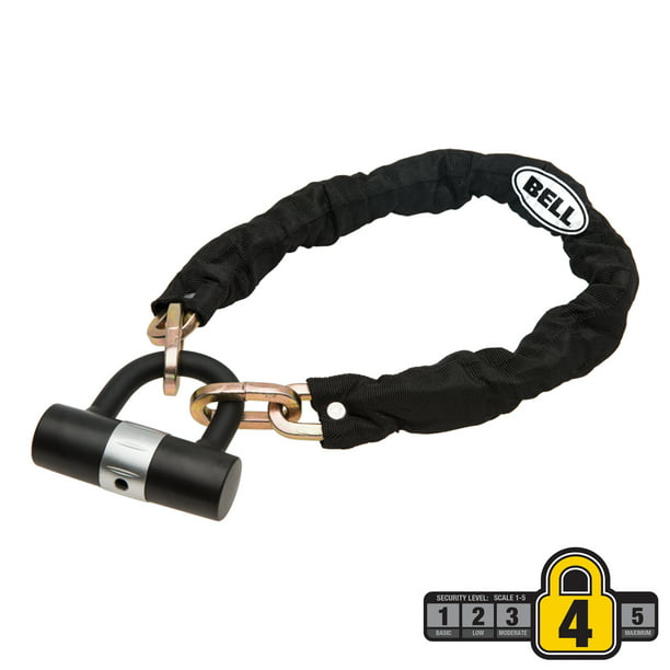 BBB BBL-48 Powerlink Bike Chain Lock Black 18mm x 1000mm Bicycle Key Lock 